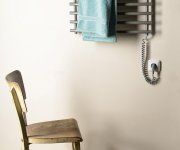 Aqualine Such Elektrický Sušák Ručníků, 570x465mm, 72w, šedý Hliník-metalíza (ral9007)