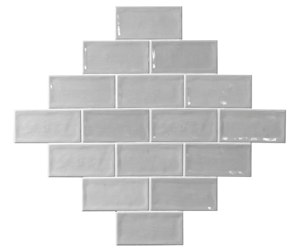 Obklad El Barco Glamour Gris 7,5x15 - šedá