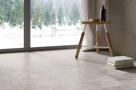 Jemná šedobéžová dlažba imitující cement EdimaxAstor Shade Grey 60x120 Rett.