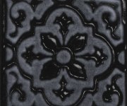 Vzorovaný dekor Aleluia Urban Atelier Decor Glam Preto 10x10