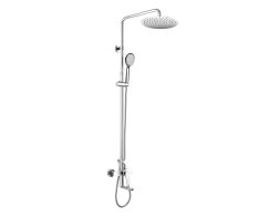 Mereo Eve Vanová Baterie S Talířovou Kulatou Slim Sprchou ø 250 Mm, Nerez