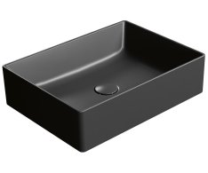 Gsi Kube X Keramické Umyvadlo Na Desku, 50x37cm, černá Mat