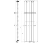 Sapho Colonna Otopné Těleso 450x1800mm, Bílá