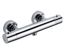 Persei, Sprchová Termostatická Baterie, Dolní Vývod, Bez Sprchové Sady, Rozteč 150mm