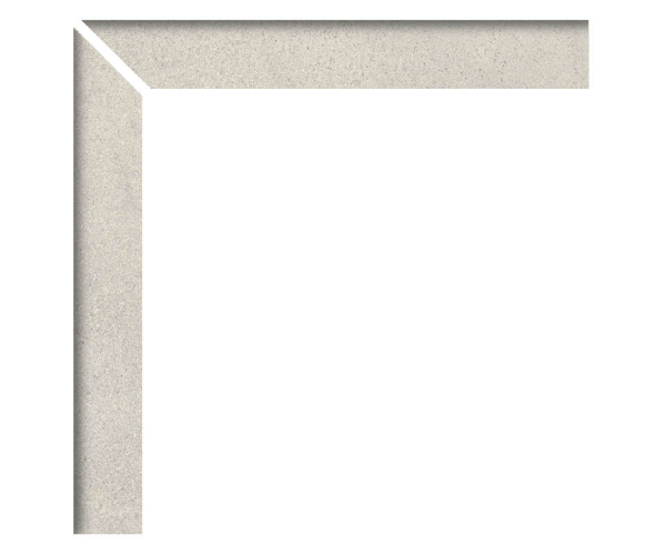 Sokl jako kámen APE Burlington Zanquin Recto Izq. Pearl 7,5x60 Rett. - šedá