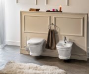 Creavit Antik Bidet Závěsný, 36x53 Cm, Bílá