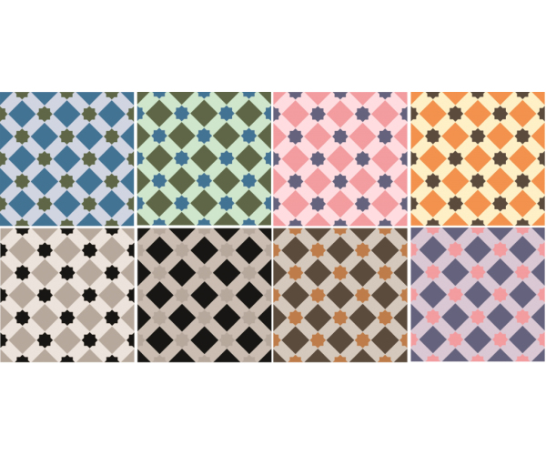 Retro dlažba Da Vinci Porcelain Alhambra 20x20