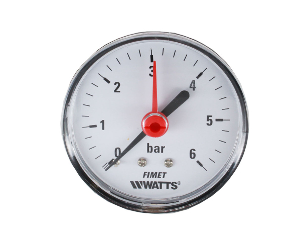 Klum Tlakoměr 63 Mm, 0 - 6bar, Zadní Vývod 1/4"