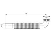 Bruckner Flexi Dopojení S Plastovou Převlečnou Matkou 5/4", Dn32