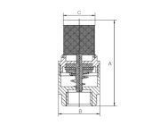 06240n-54 - Sací Koš S Nerezovým Sítkem, Pn25 5/4" STA4006-54