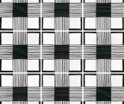 Vzorovaná dlažba Equipe Caprice Deco Cloth B&W 20x20