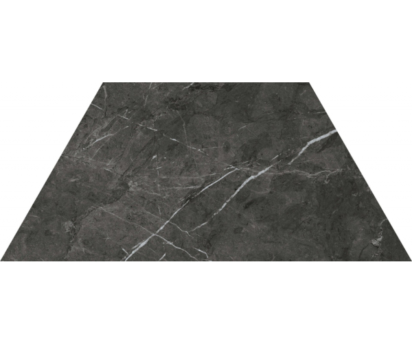 Dlažba jako mramor ABK Sensi Wide Trapezio Pietra Grey 60x30x30 Lux+ Rett. - antracitová