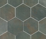 Dlažba jako kámen Ape Magnetism Hexa Green 13,9x16 - zelená