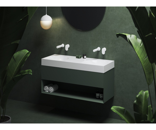 SD Lite 120 skříňka pod umyvadlo - SD Lite 120 skříňka pod umyvadlo Grey Green