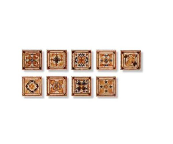 Dlažba jako cihla Borja RusNatCer Pirita Taco 120 Marron Cotto 8x8 (skladem)