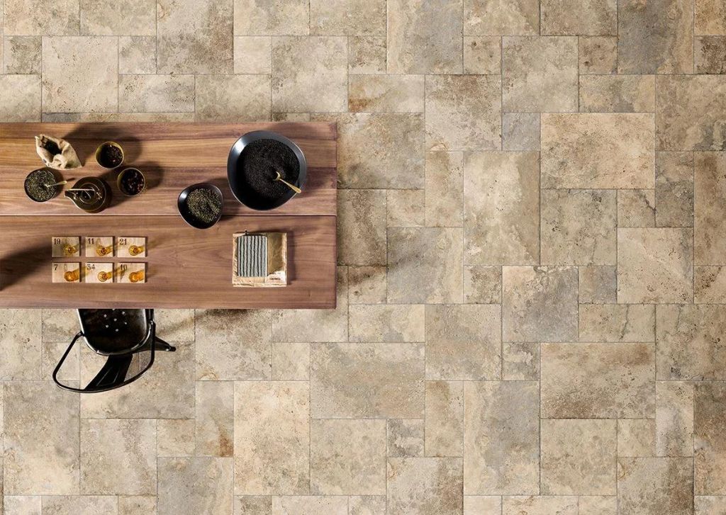 Realizace Kombinace formátů Codicer Crosscut Beige Modular
