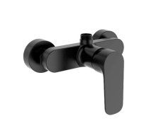 Dakota, Sprchová Stěnová Baterie S Horním Vývodem, Bez Sprchové Sady, Rozteč 150 Mm, černá
