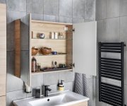 Aqualine Vega Galerka, 80x70x18cm, Dub Platin