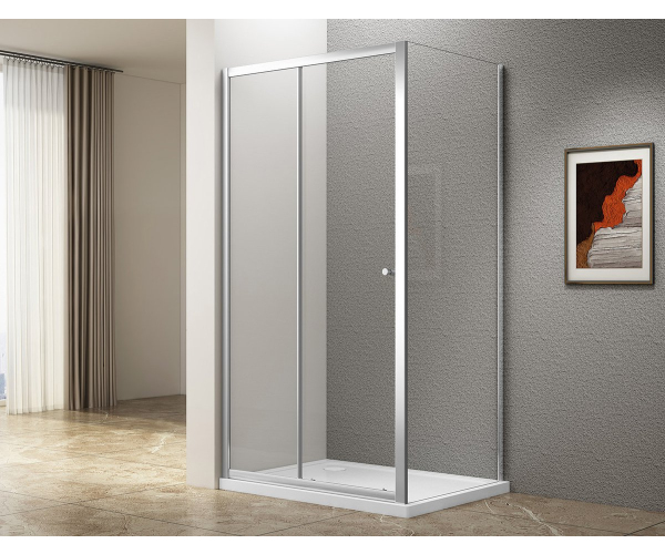 Aqualine Ugga Obdélníkový Sprchový Kout 1000x800mm, čiré Sklo
