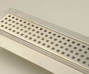 Gelco Manus Quadro Nerezový Podlahový žlab S Roštem, L-1050, Dn50