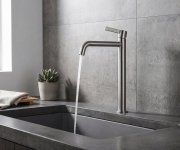 Sapho Iconic Stojánková Umyvadlová Baterie Vysoká, Gun Metal