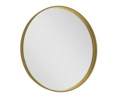 Sapho Notion Kulaté Zrcadlo V Rámu ø 70cm, Zlato Mat