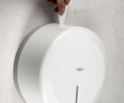 Aqualine Olmo Zásobník Na Toaletní Papír Max. ø 26cm, 265x280x130mm, Abs Bílá