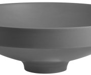 Sapho Verto Umyvadlo Zápustné, Litý Mramor, Průměr 40,5cm, šedá Mat