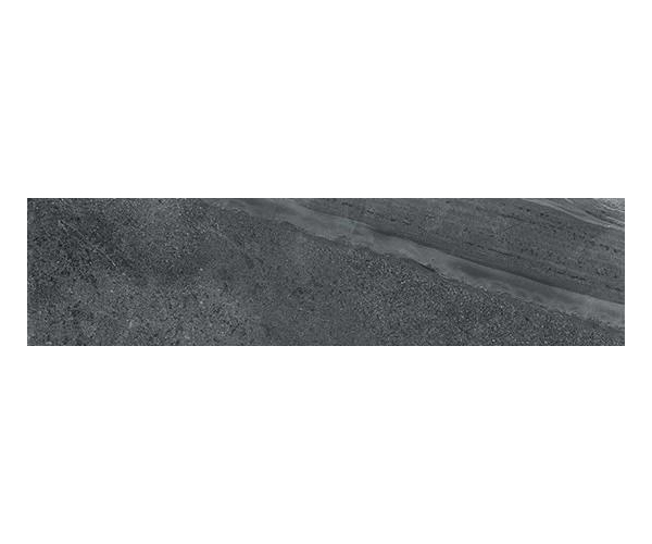 Dlažba jako kámen Coem Brit Stone Graphite 7,3x30 Nat. Rett. - antracitová