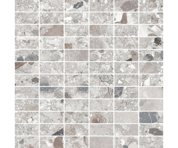 Mozaika jako terrazzo Mirage NORR Hav RR06 Mattoncino 30x30 Nat.