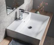 Gsi Kube X Keramické Umyvadlo 60x47cm, Broušená Spodní Hrana, Bílá Extraglaze