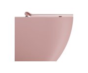 Gsi Pura Wc Mísa Stojící, Swirlflush, 36x55cm, Spodní/zadní Odpad, Blush Dual-mat