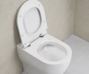 Gsi Tono Wc Mísa Stojící, Geniusflush, 36x53cm, Spodní/zadní Odpad, Bílá Extraglaze