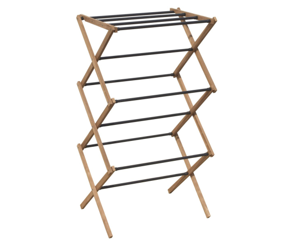 Aqualine Cikcak Skládací Stojan Na Ručníky 73x97x39cm, Jasan