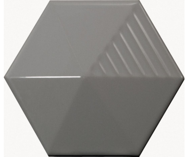 Extravagantní obklad Equipe Magical 3 Umbrella Dark Grey 10,7x12,4 - šedá