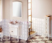 Sapho Retro Zrcadlo V Dřevěném Rámu 65x91cm, Starobílá