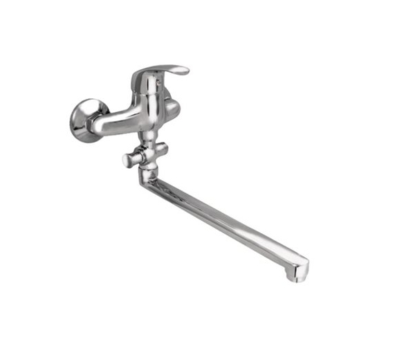 Vanová Stěnová Baterie Do Bytového Jádra S Plochým Ramínkem, Rozteč 150 Mm - Chrom – Zora