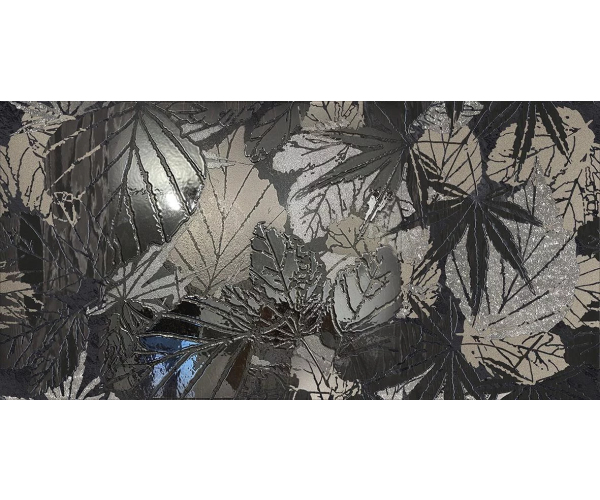Dlažba jako mramor Brennero Istinkto Natural Black decoro 60x120 Lapp. Rett