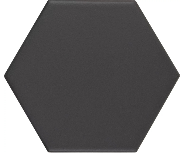 Dlažba Equipe Kromatika Black 11,6x10,1 Hexagon Matt - černá
