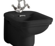 Kerasan Waldorf Bidet Závěsný 37x55cm, černá Mat