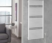 Aqualine Tondi-e Elektrické Otopné Těleso Rovné 600x1330 Mm, 600 W, Bílá