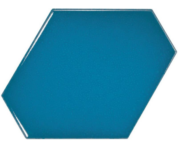 Luxusní obklad Equipe Scale Benzene Electric Blue 10,8x12,4 - modrá