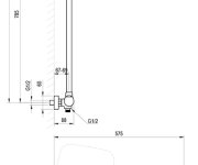 Sprchový sloup Flat - FL 091.00CR Sprchový sloup s termostatickou baterií, posuvný, se sprchovým setem, chrom X070442
