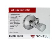 Rohový Regulační Ventil Comfort *1/2"x1/2", Chrom Bez Stač.šroubení SCH-052170699