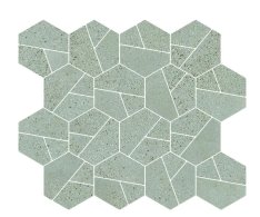Fioranese I Cocci Cenere Mosaico Exa 30x30 Matt. Rett.