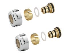 Sapho Svěrné šroubení Pro Alupex 16mm, Nerez Mat