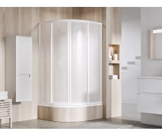 Sprchový kout snížený Supernova SKCP4 Sabina - SKCP4 80x80, Sabina bílá+pearl