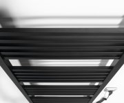 Sapho Metro-e Elektrické Otopné Těleso Rovné 500x1060mm, 400 W, černá Mat