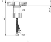 Umyvadlová stojánková baterie Life LF 014.00 - LF 014.00CR Umyvadlová stojánková baterie 240 mm bez výpusti, chrom X070471