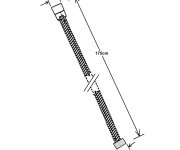 Sapho Powerflex Kovová Sprchová Hadice, 175cm, Bronz